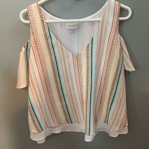 Cute cold shoulder blouse